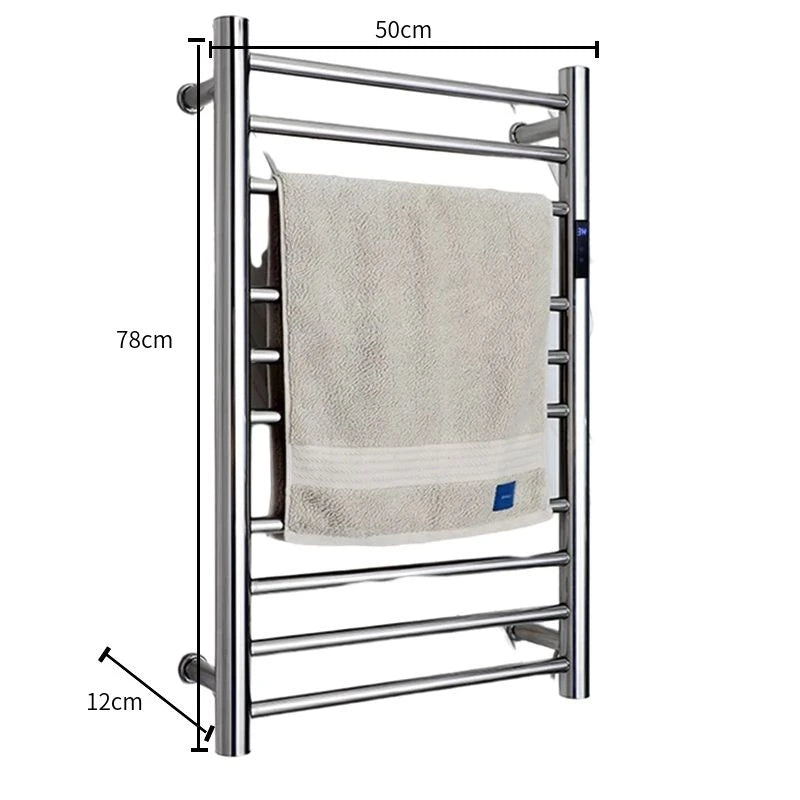 Bathroom equipment 304 stainless steel Wire drawing golden Hidden wiring Heated towel rail Towel rack Towel warmer 9042K