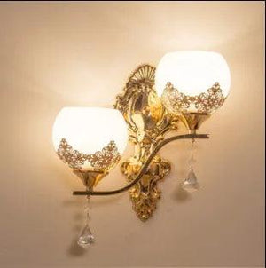 Bedside Wall Light Gold Single And Double Head TV Background Wall Light Bedroom Room Living Room Hallway Hallway Staircase Light