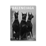 Black and White Nordic Pictures Fashion Stars and Dogs Posters Wall Art Canvas Printing for Living Room Decor