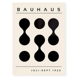 Boho Bauhaus Artwork Poster Mid Century Modern Wall Art Canvas Painting Retro Print Picture Living Room Gallery Interior Decor