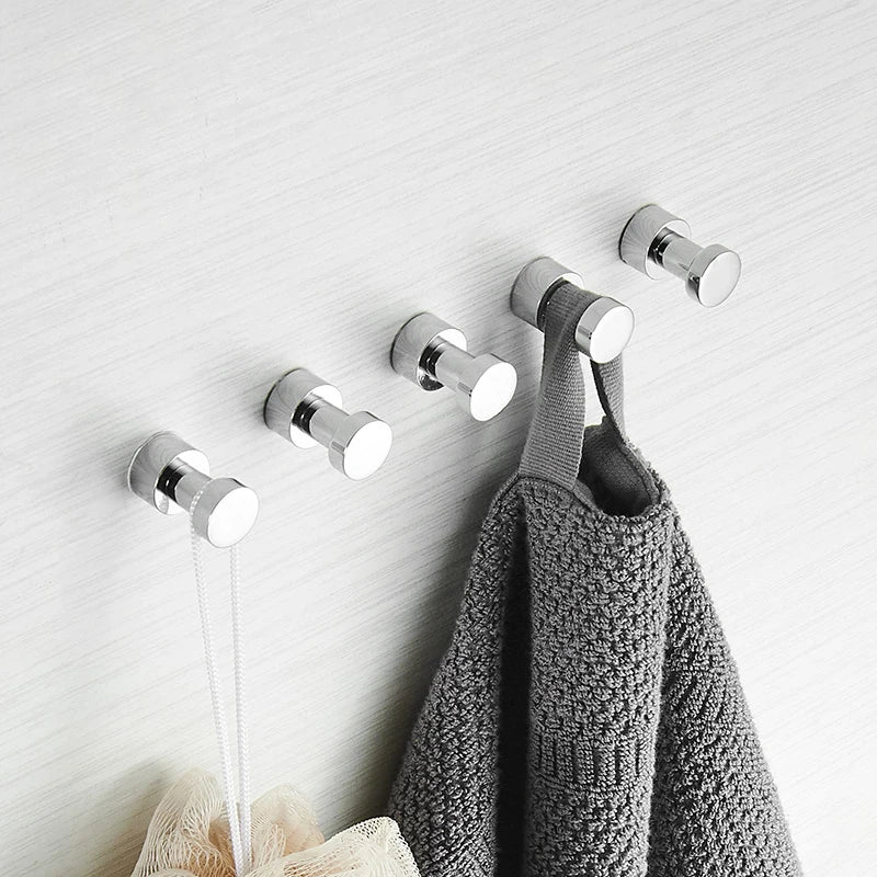 Brass Robe Hooks Clothes Hanger Household Small Decoration Rustproof Towel Hook Coat Hanger Key Rack Bathroom Accessories