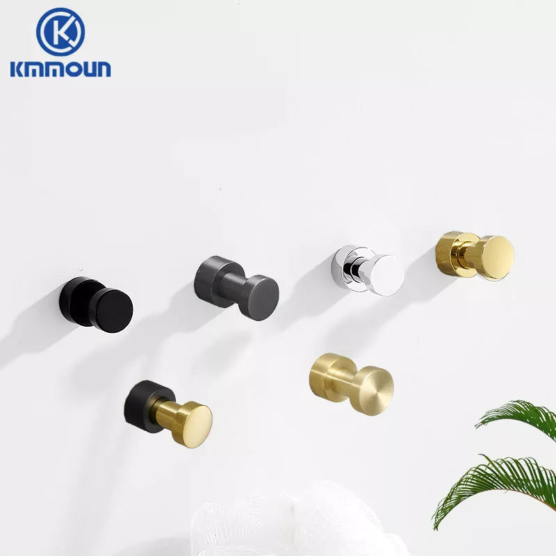 Brass Robe Hooks Clothes Hanger Household Small Decoration Rustproof Towel Hook Coat Hanger Key Rack Bathroom Accessories