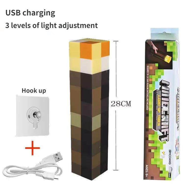 Brownstone LED Lamp USB Rechargeable Desk Lamp Room Decoration Lamp Children's Birthday Gift Toy Lamp MC Creeping Head