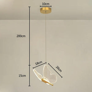 Butterfly LED Wall Lamp Indoor Lighting Home Bedroom Bedside Table Living Room Decoration Nordic Interior Wall Light Sconces