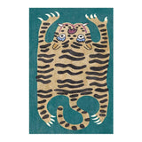 Carpet for Bedroom Tiger Rug Cute Animal Living Room Decor Kids Floor Mats Alfombra Tigre ковер тигр 호랑이 러그 Tapetes Para Quartos