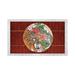 Carpet for Bedroom Tiger Rug Cute Animal Living Room Decor Kids Floor Mats Alfombra Tigre ковер тигр 호랑이 러그 Tapetes Para Quartos