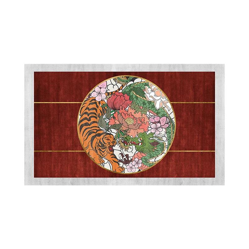 Carpet for Bedroom Tiger Rug Cute Animal Living Room Decor Kids Floor Mats Alfombra Tigre ковер тигр 호랑이 러그 Tapetes Para Quartos