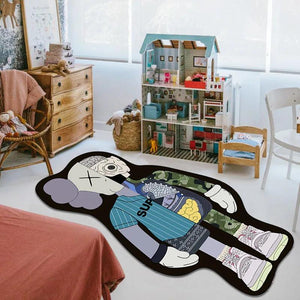 Cartoon Bear Rug Irregular Cute Animals Carpet for Bedroom Bedside Living Room Non-slip Fashion Home Floor Mat