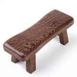 Chicken Wing Wood Cervical Vertebra Pillow Solid Wood Footstool Cool Red Rose Pear Hardwood Multi-functional Sleeping Stool