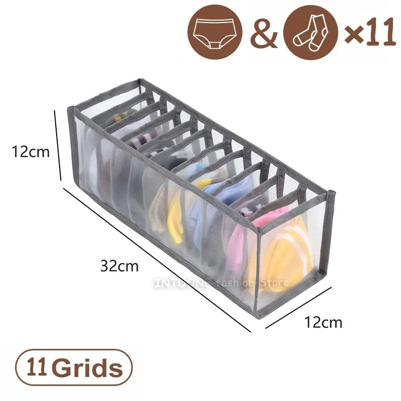 Closets Clothes Organizer Pants Jeans Storage Box Cabinet Drawer Organizer Underwear Socks T-Shirt Wardrobe Storage Organizers