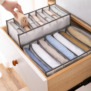 Closets Clothes Organizer Pants Jeans Storage Box Cabinet Drawer Organizer Underwear Socks T-Shirt Wardrobe Storage Organizers