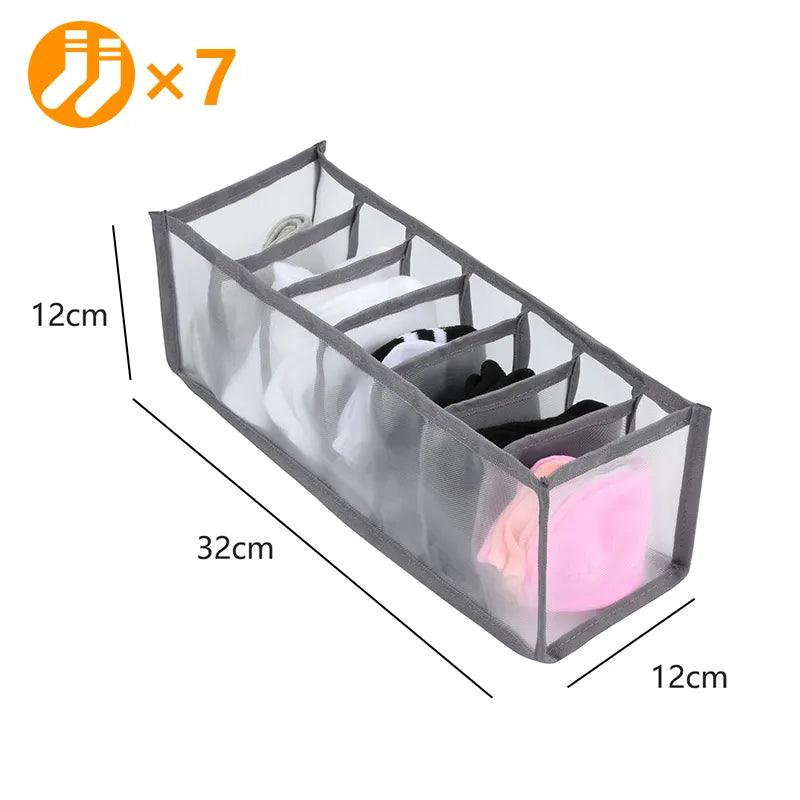 Clothes Organizer Trousers Clothes Jeans Storage Box Wardrobe Clothes Organizer Underwear Bra Socks Artifact Compartment Box