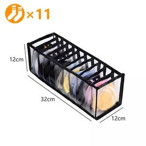 Clothes Organizer Trousers Clothes Jeans Storage Box Wardrobe Clothes Organizer Underwear Bra Socks Artifact Compartment Box