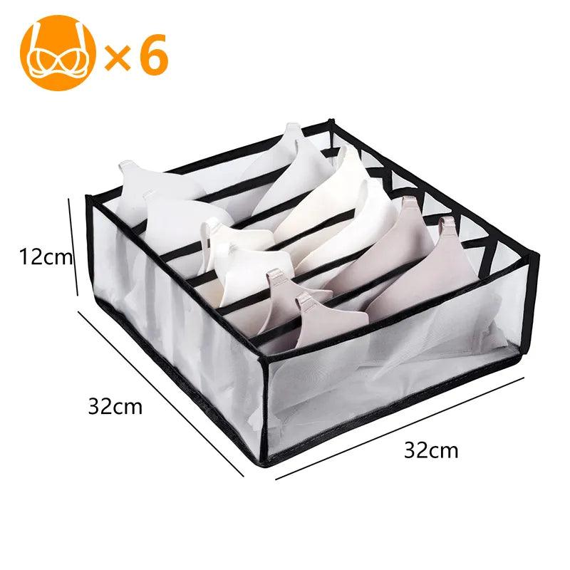 Clothes Organizer Trousers Clothes Jeans Storage Box Wardrobe Clothes Organizer Underwear Bra Socks Artifact Compartment Box