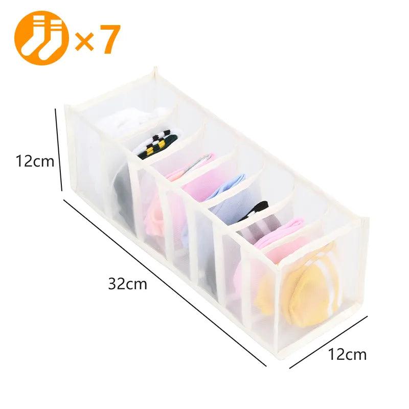 Clothes Organizer Trousers Clothes Jeans Storage Box Wardrobe Clothes Organizer Underwear Bra Socks Artifact Compartment Box