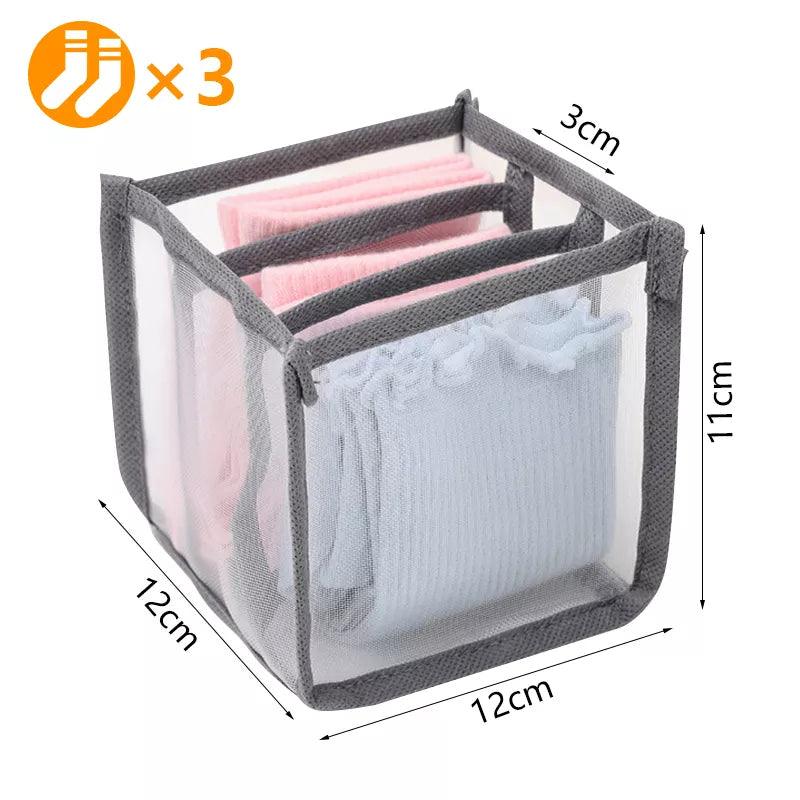 Clothes Organizer Trousers Clothes Jeans Storage Box Wardrobe Clothes Organizer Underwear Bra Socks Artifact Compartment Box