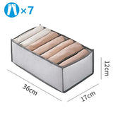 Clothes Organizer Trousers Clothes Jeans Storage Box Wardrobe Clothes Organizer Underwear Bra Socks Artifact Compartment Box