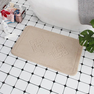 Cobblestone Embossed Bath Mat Non-slip Bathroom Carpets In Wash Basin Bathtub Side Floor Rug Shower Room Doormat Memory Foam Pad