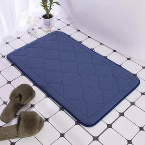 Cobblestone Embossed Bath Mat Non-slip Bathroom Carpets In Wash Basin Bathtub Side Floor Rug Shower Room Doormat Memory Foam Pad