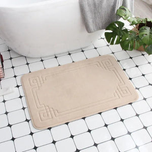 Cobblestone Embossed Bath Mat Non-slip Bathroom Carpets In Wash Basin Bathtub Side Floor Rug Shower Room Doormat Memory Foam Pad