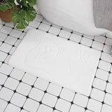 Cobblestone Embossed Bath Mat Non-slip Bathroom Carpets In Wash Basin Bathtub Side Floor Rug Shower Room Doormat Memory Foam Pad