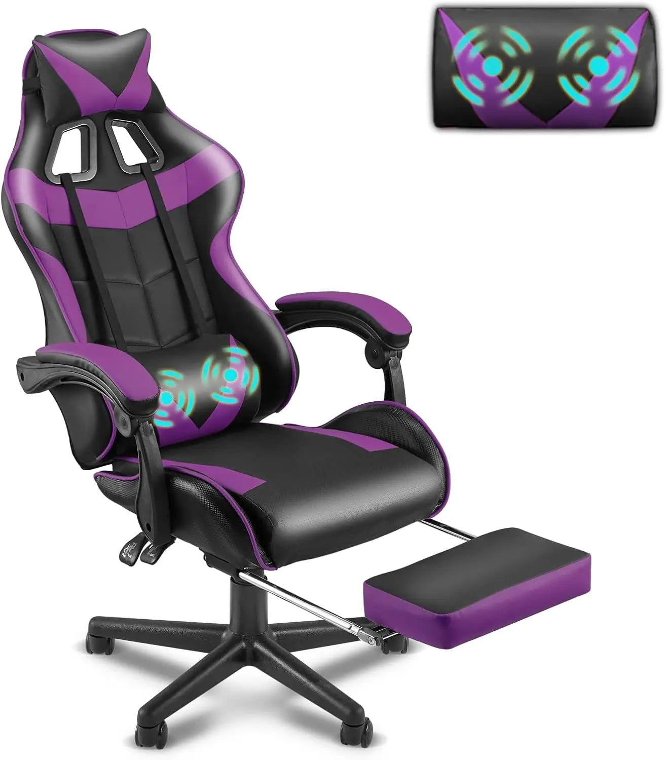 Computer Armchair Girlfriend Computer Gaming Chair Pink Gaming Chair With Footrest Sister Wife and Love (Pink) Desk Gamer Office