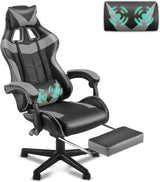 Computer Chair Office Ergonomic Gamer Chair Black Gaming Chairs With Footrest Mobile Armchair Relaxing Backrest Reclining Wheels