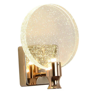 Crystal Wall Lamp Led Modern Lighting Luxury Glass Gold Living Bedroom Bedside Mirror Stair Aisle Front Nordic Bathroom Lights