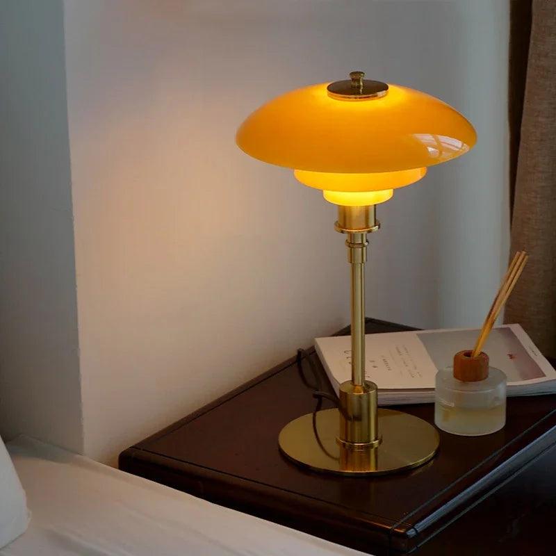 Danish Designer Nordic PH3 Glass Reading LED Table Lamp Modern Simple Living Room Bedroom Study Bedside Decoration Small Plate