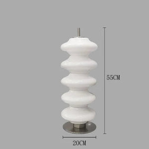 Danish Ins Floor Light Italian Designer Glass Gourd Multilevel Tall Floor Lamp Living Room Corner Lamp Study Bedroom Led Light