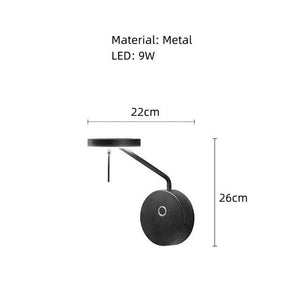 Designer Black Wall Lamp for Bedroom Study Room with Adjustable Swing Arm Wall Light Creative Long pole Flexible Wall Lamp