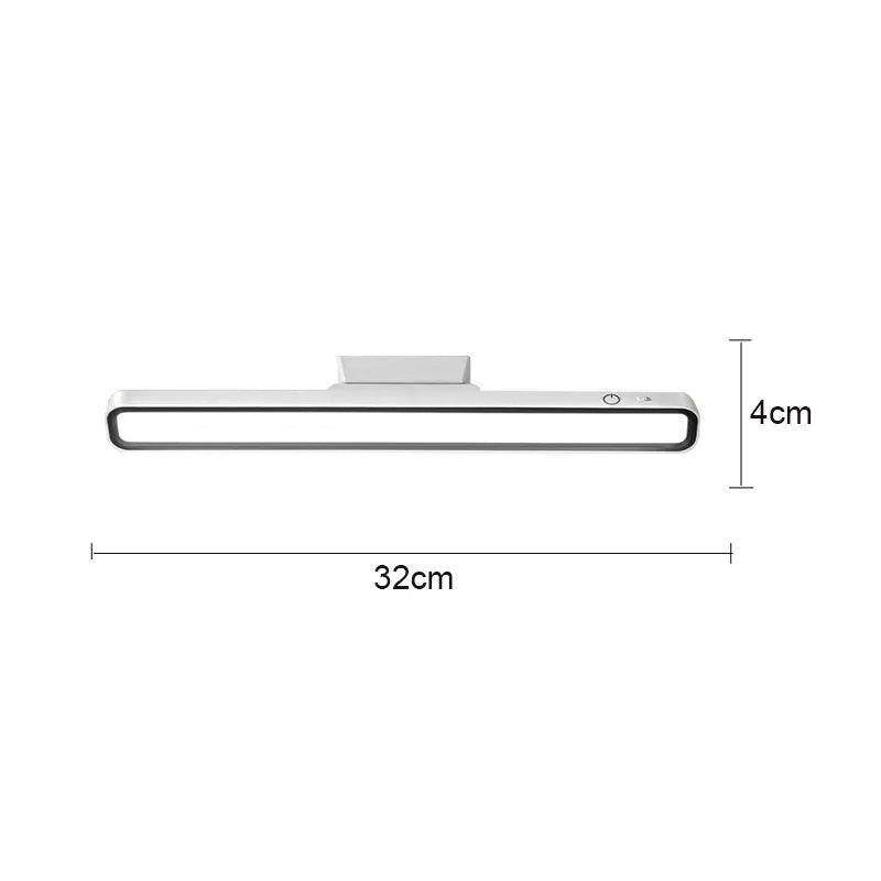 Desk Lamp Hanging Magnetic Table Lamp Led Usb Rechargeable Stepless Dimming Cabinet Closet Wardrobe Night Light