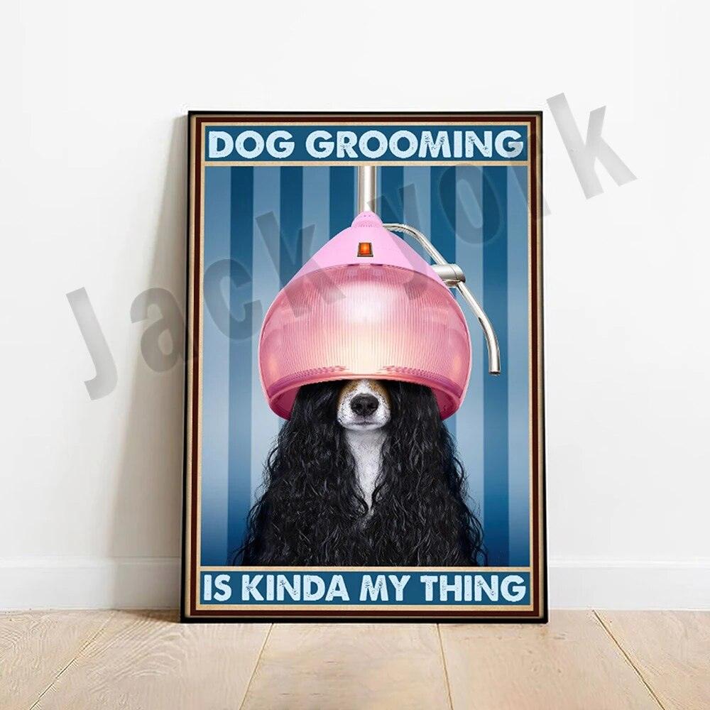 Dog Grooming Is Kinda MyThing Poster, Funny Dog Grooming Gifts, Dog Grooming Salon Poster, Grooming Gifts, Dog Mom Gifts