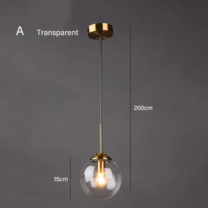 Dropshipping Modern Glass Ball Chandelier Nordic Retro Long Staircase Pendant Lamp for Living Room Home Decor Lighting Fixtures