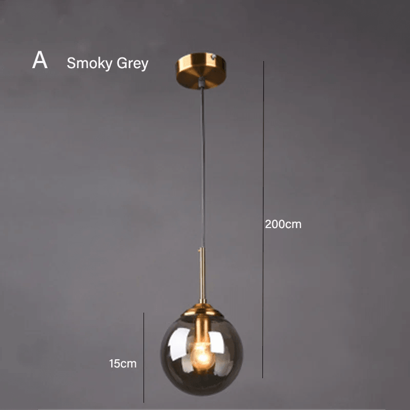 Dropshipping Modern Glass Ball Chandelier Nordic Retro Long Staircase Pendant Lamp for Living Room Home Decor Lighting Fixtures