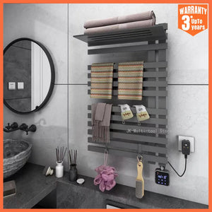 Electric Bath Towel Warmer Heating Towel Shelf Towel Dryer Heated Electric Towel Rack Smart Home Electric Towel Dryer