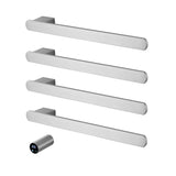 Electric Heated Towel Rack 304 Stainless Steel Hidden Installation Towel Drying Rack Constant Temperature Brushed Towel Warmer