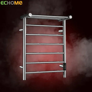 Electric Heated Towel Rack Household Bathroom Towel Rack Electric Towel Warmer Stainless Steel Storage Rack Bathroom Accessories