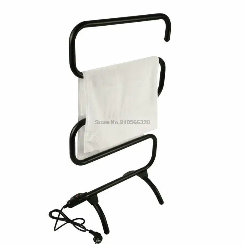 Electric Heating Towel Rack Floor Stand Towel Holder Rail Constant Temperature Towel Warmer Rail Bathroom Towel Dryer 56*30*92cm