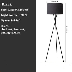 European Led Wrought Iron Standing Lamp For Library Living Room Bedroom Bedside Study Sofa Edge Decor Home Fabric Floor Lighting