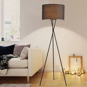 European Led Wrought Iron Standing Lamp For Library Living Room Bedroom Bedside Study Sofa Edge Decor Home Fabric Floor Lighting