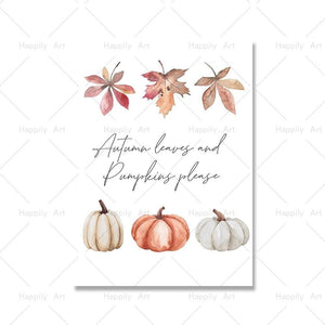 Fall Autumn Sayings Canvas Painting Hello Pumpkin Quote Wall Pictures Children Cartoon Art Print Halloween Poster Home Decor