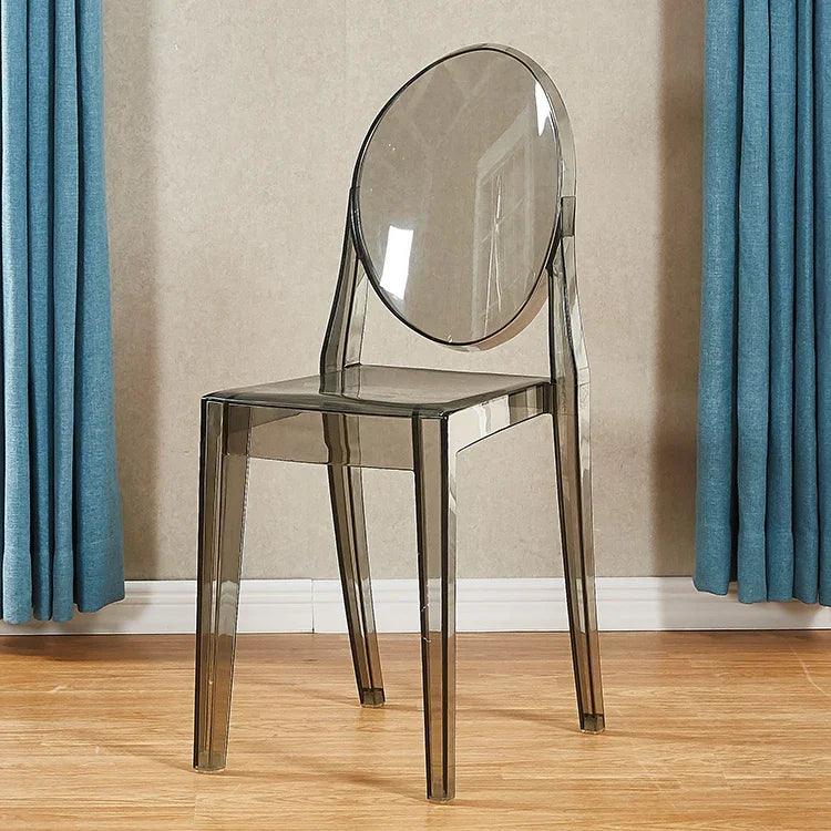 Fancy Living Room Dining Chairs Modern Nordic Clear Mobile Dining Chairs Lounge Events Plastic Cadeiras Dining Table Chairs