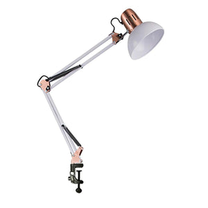 Foldable Desk Lamp Clip on Light Telescopic Eye Protection Retro Bedroom Office Computer Table Lamp Home Decor for E27 Bulb