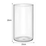 Glass Vase Flower Pot Hydroponic Transparent Vases for Flowers Dried Flower Arrangement Bottle Vase Decor Home Room Decor