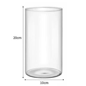 Glass Vase Flower Pot Hydroponic Transparent Vases for Flowers Dried Flower Arrangement Bottle Vase Decor Home Room Decor