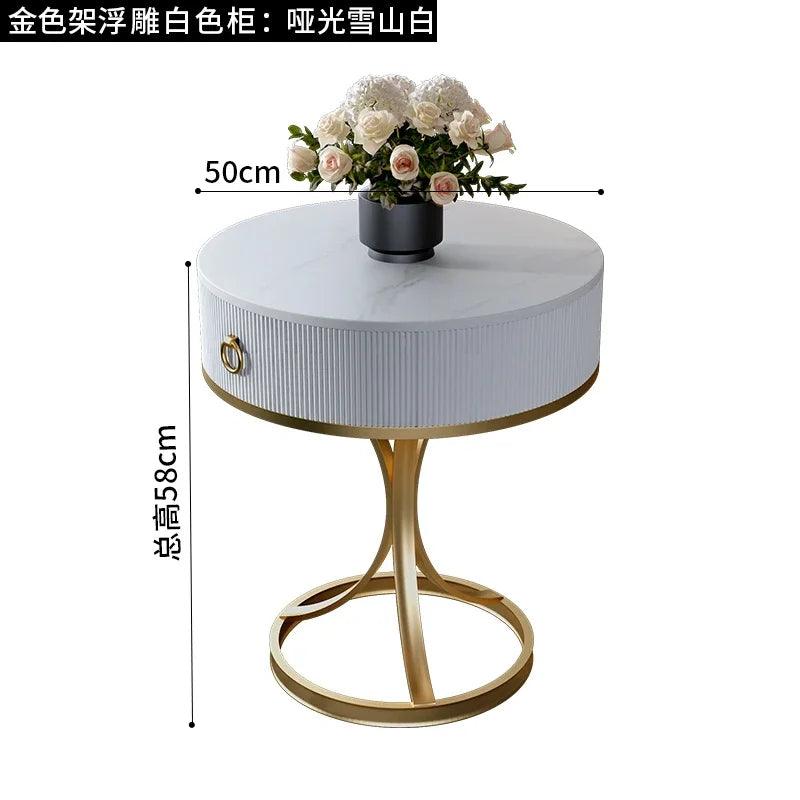 Gold Luxury Fake Coffee Table Books Round Modern Makeup Coffee Tables Living Room Home Furniture Mesas Living Room Furniture