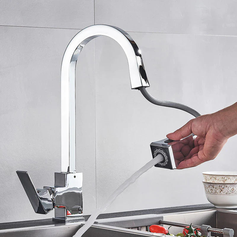 Kitchen Modern Pull Out Faucet