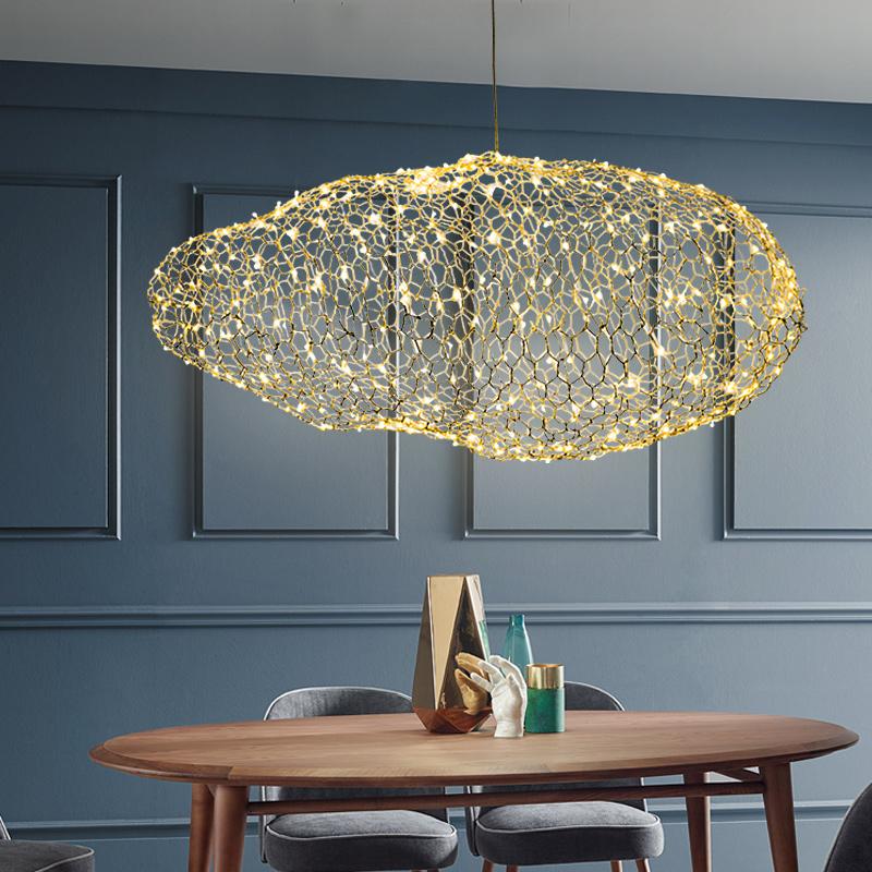 Art Deco Dotted Cloud Lamp