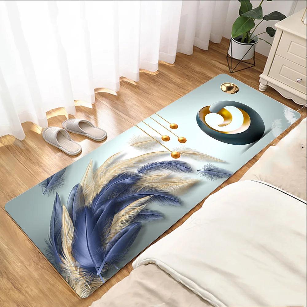 Hallway Entrance Doormat Dollar Money Pattern Living Room Floor Rugs Home Decor Kitchen Absorbent Carpet Anti Slip Bathroom Mat